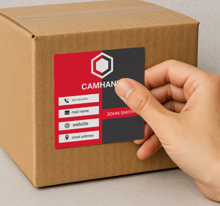 προσαρμόσιμο αυτοκόλλητο επαγγελματική κάρτα - TenStickers