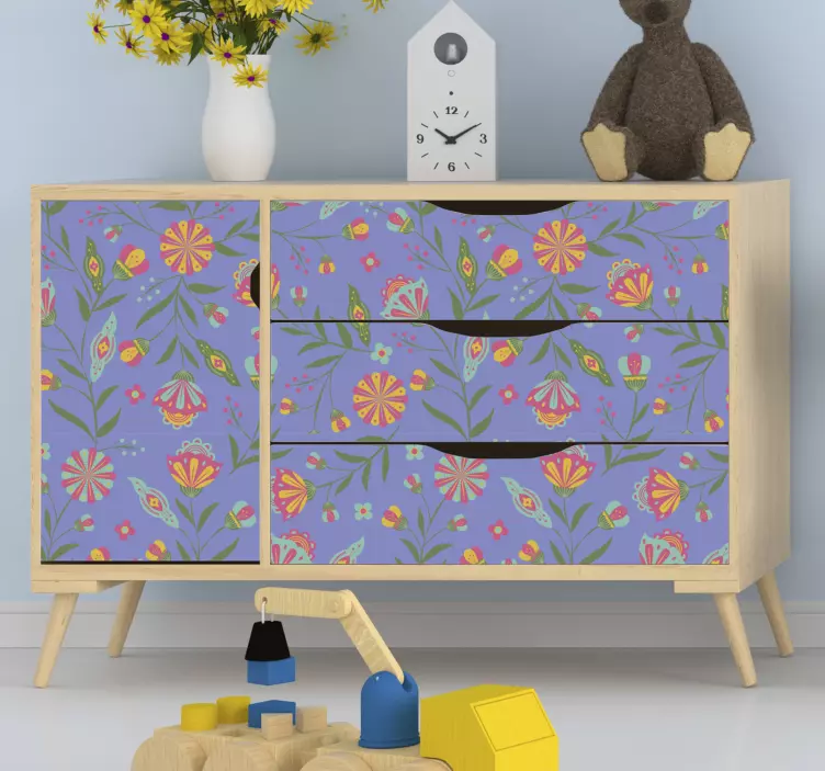 αυτοκόλλητο χαριτωμένο σχέδιο για παιδικά έπιπλα - TenStickers