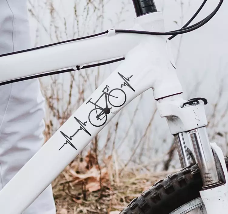 αυτοκόλλητο κύκλου καρδιακού παλμού - TenStickers