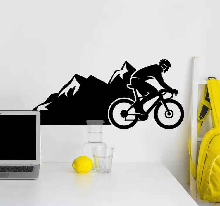 ποδηλασία αγωνιστικά wall decal - TenStickers