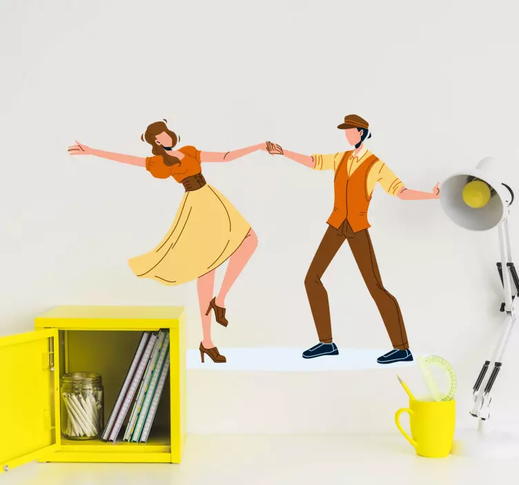 αυτοκόλλητο φορητού υπολογιστή με πάθος χορού - TenStickers