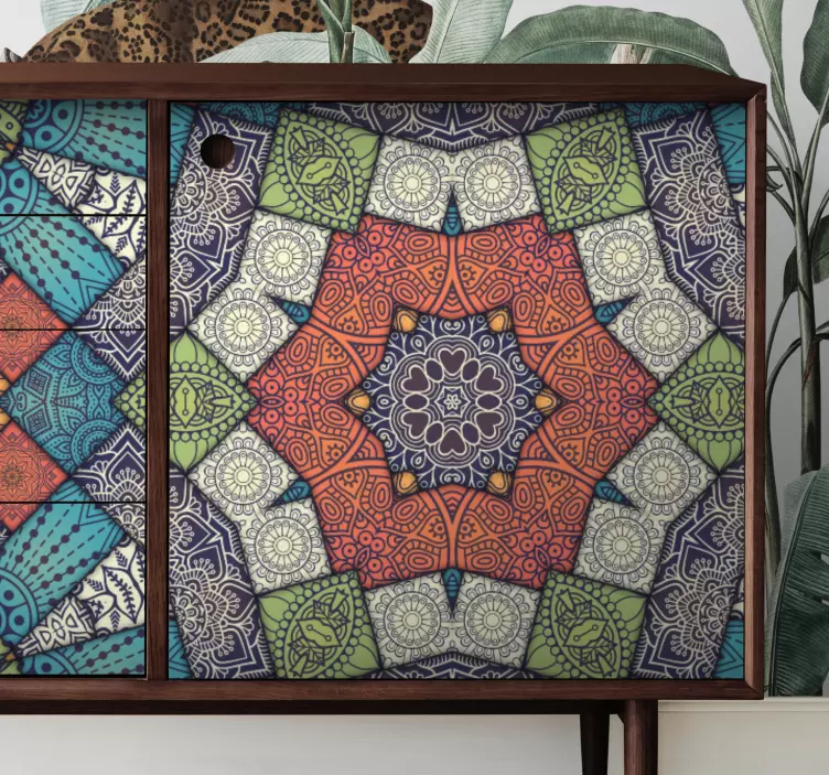 αυτοκόλλητο έπιπλα ζωντανή διαμόρφωση - TenStickers