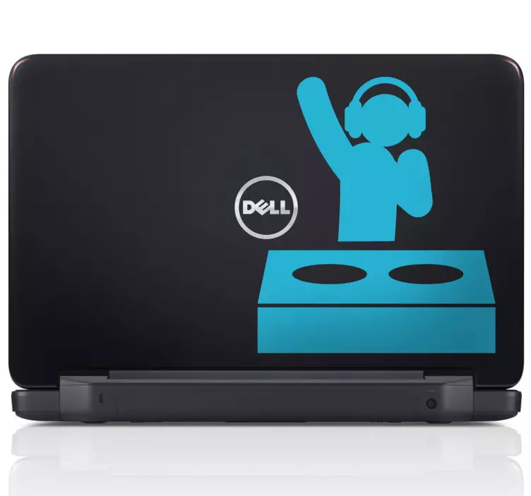 αυτοκόλλητο dj pro laptop - TenStickers