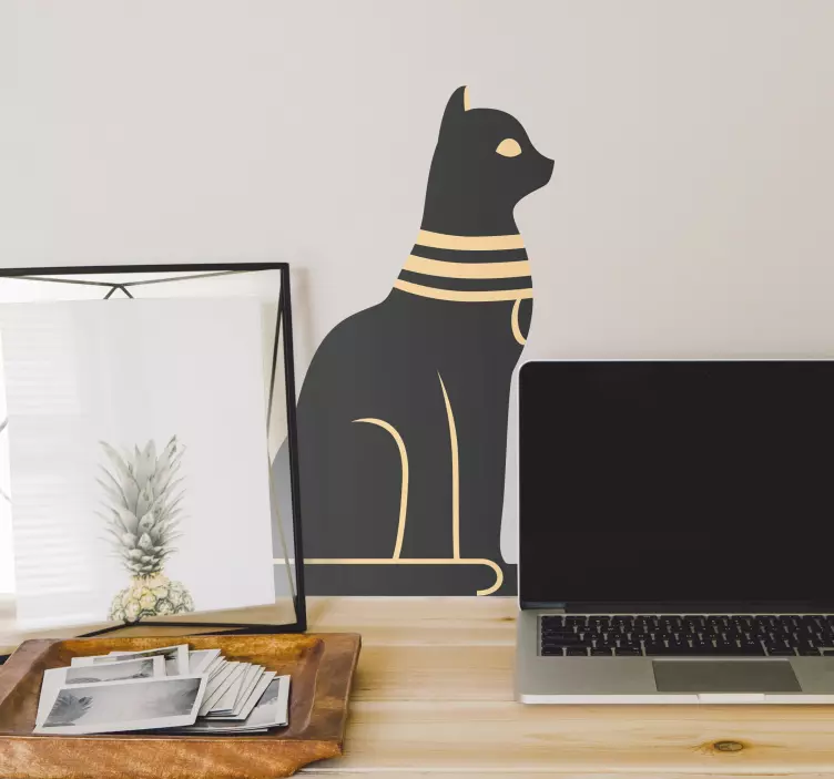 αυτοκόλλητα με αιγυπτιακή πολιτική γάτας - TenStickers