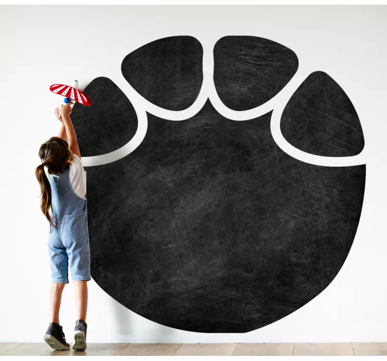 χαριτωμένος σχεδιασμός ελέφαντας πόδι γράφει σε decal - TenStickers