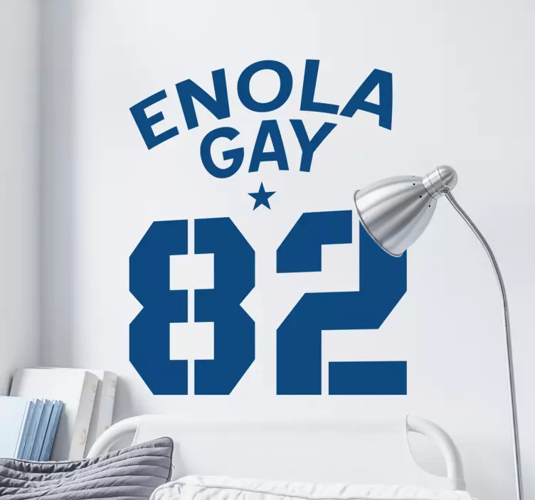 αυτοκόλλητο τοίχου enola gay - TenStickers
