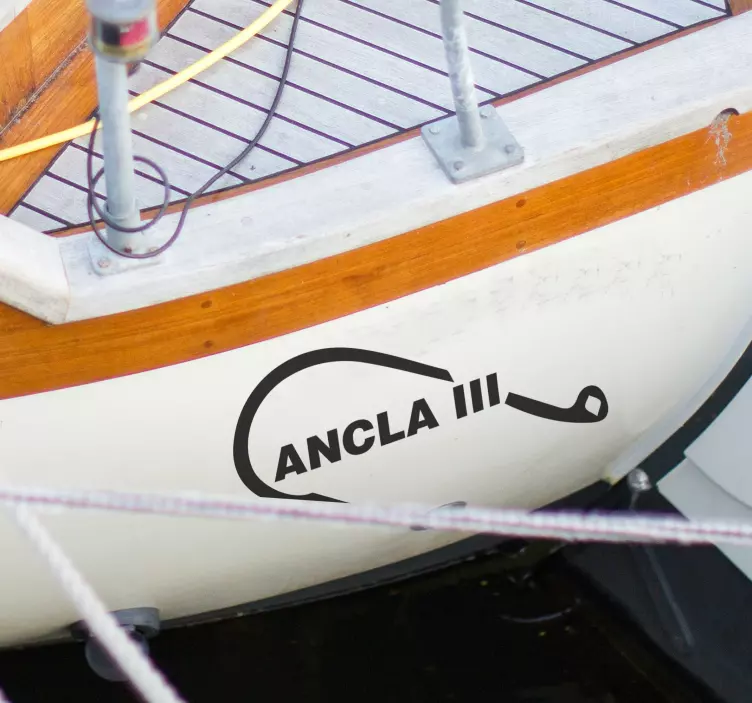 προσαρμόσιμο αυτοκόλλητο Αγκίστρι του αλιεύματος - TenStickers