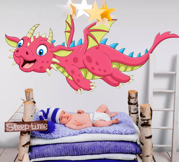ιπτάμενος δεινόσαυρος με φτερά κρεβατοκάμαρα - TenStickers