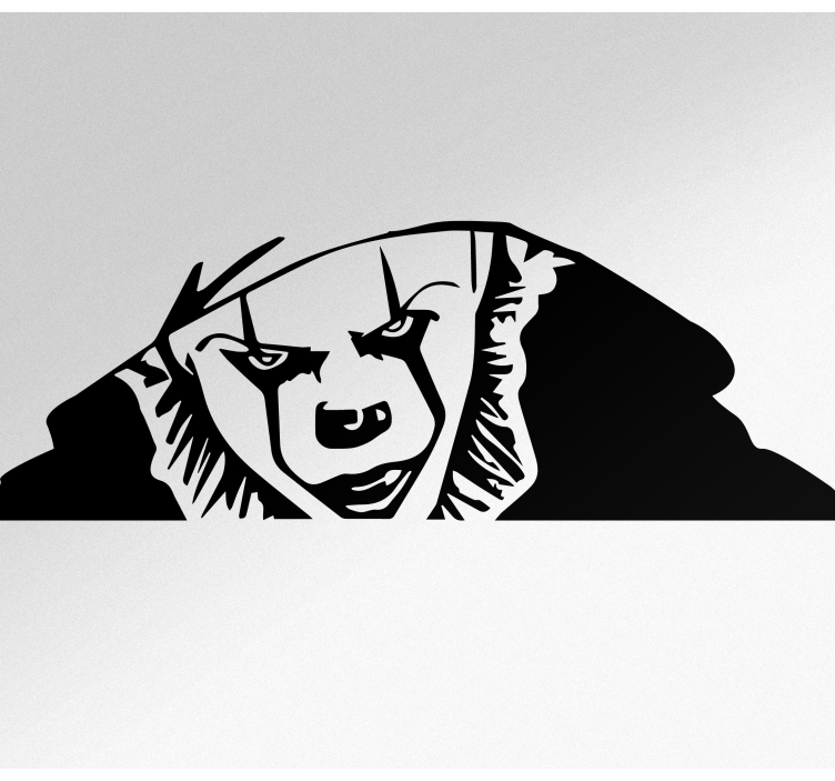 αυτοκόλλητο με τρομακτικό κλόουν - TenStickers