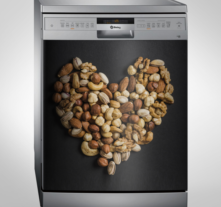 αυτοκόλλητο πλυντηρίου πιάτων με φρούτα και ξηρούς καρπούς - TenStickers