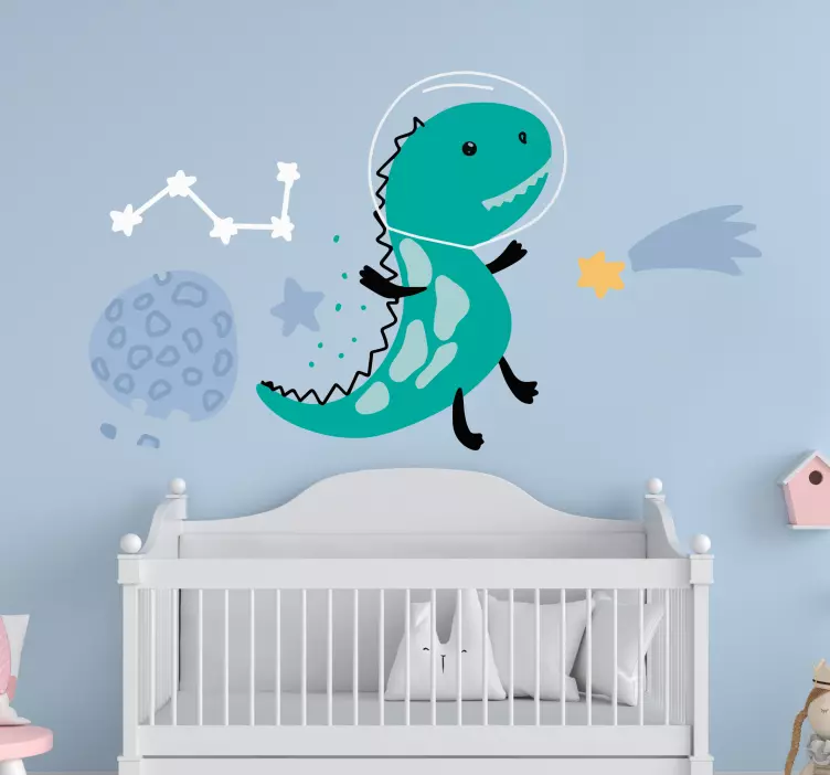 αστεία dinos με πλακέτες διακόσμηση τοίχου - TenStickers