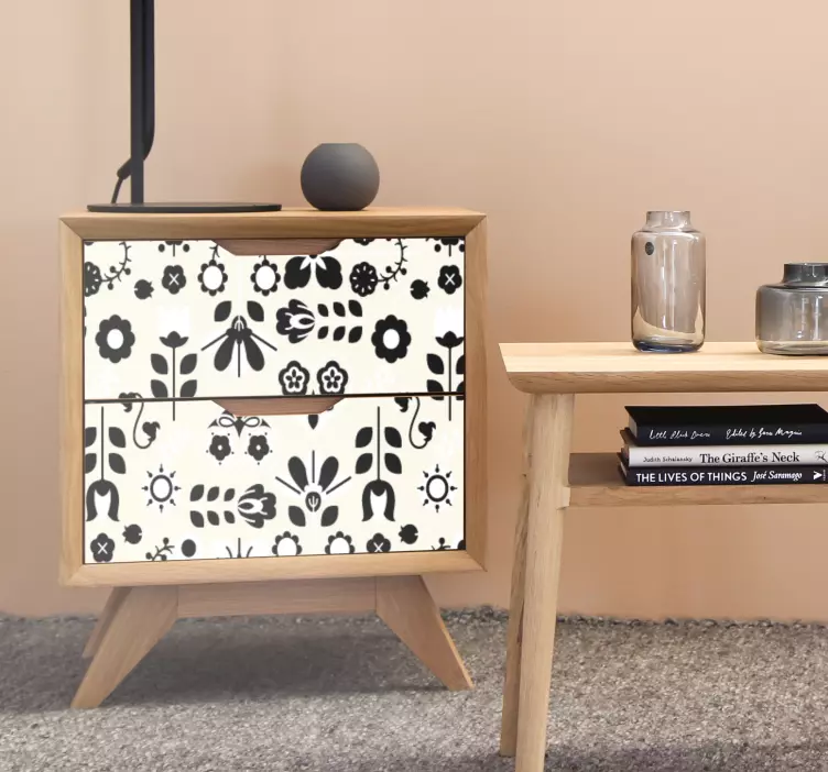 αυτοκόλλητο έπιπλα δημιουργία βοτανικής σύνθεσης - TenStickers