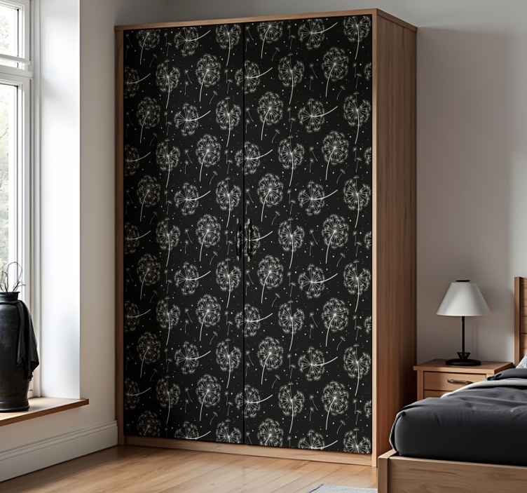 αυτοκόλλητο έπιπλα ιπτάμενες πικραλίδες - TenStickers