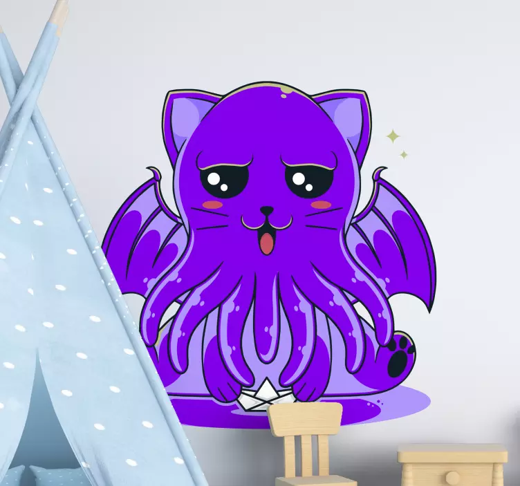 αυτοκόλλητο γαλαξίας anime τέρας - TenStickers