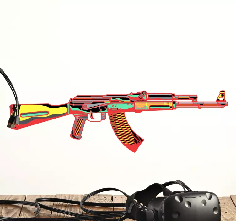 αυτοκόλλητο βιντεοπαιχνιδιών όπλων κονσόλας παιχνιδιών - TenStickers