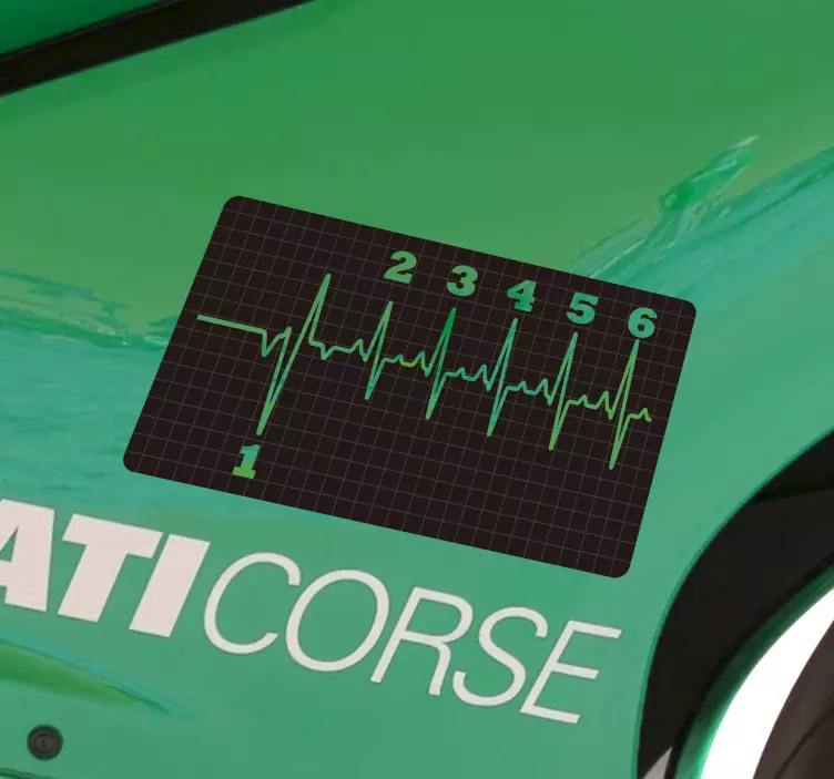 γρανάζια μοτοσικλέτας βινυλίου decal - TenStickers