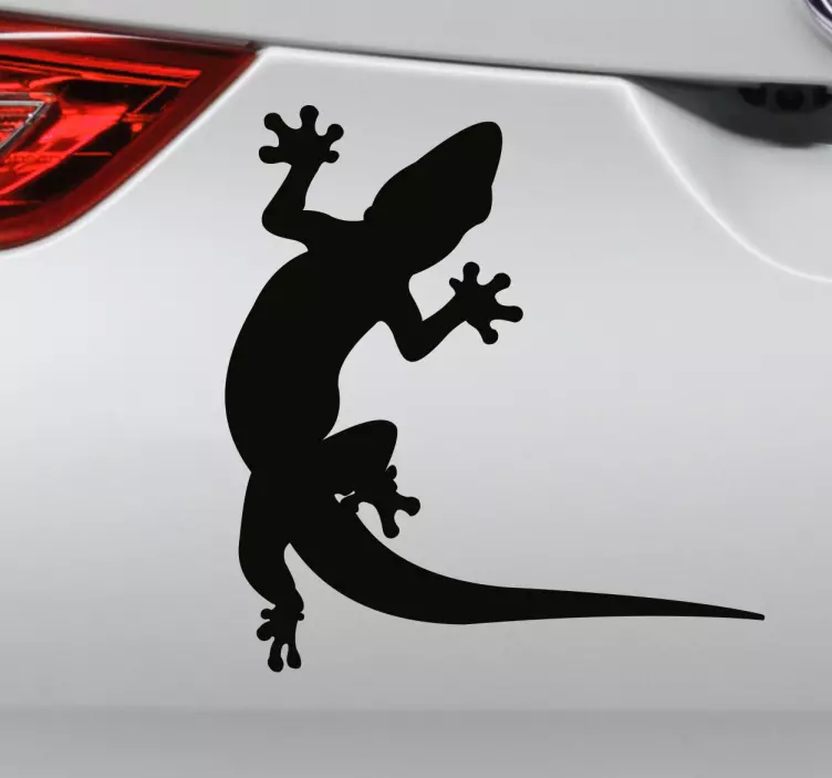 αυτοκόλλητο βινυλίου αυτοκινήτου gecko custom - TenStickers