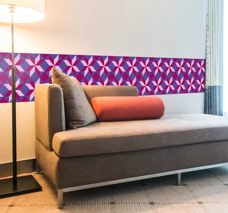 αυτοκόλλητο γεωμετρικών υδραυλικών τοίχων - TenStickers