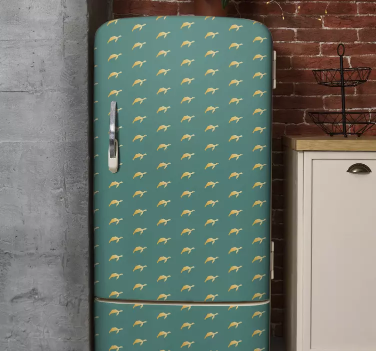 αυτοκόλλητο με γεωμετρικά χελώνα - TenStickers