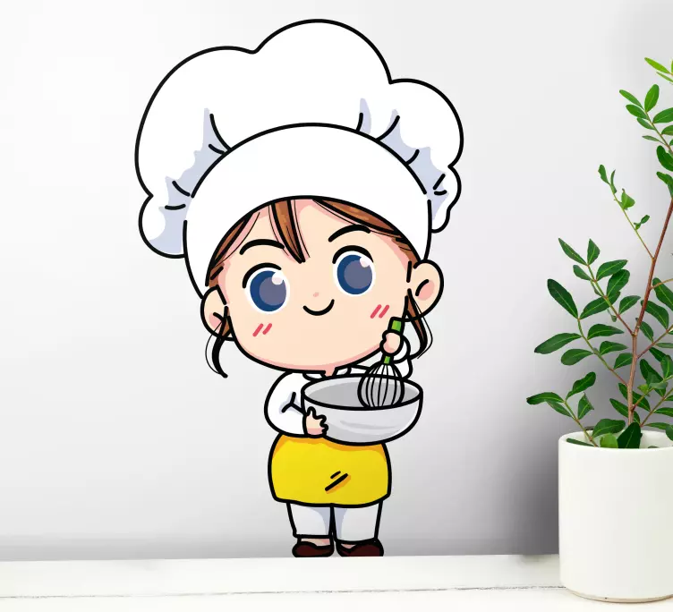 κοπέλα που κρατά ένα χτυπητό τοίχο - TenStickers