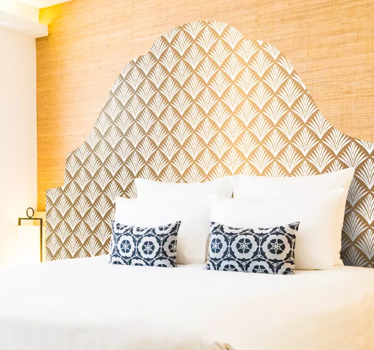 αυτοκόλλητο με χρυσά φύλλα κεφαλάρι - TenStickers