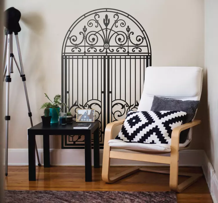 γοτθική αψίδα vintage αυτοκόλλητα - TenStickers