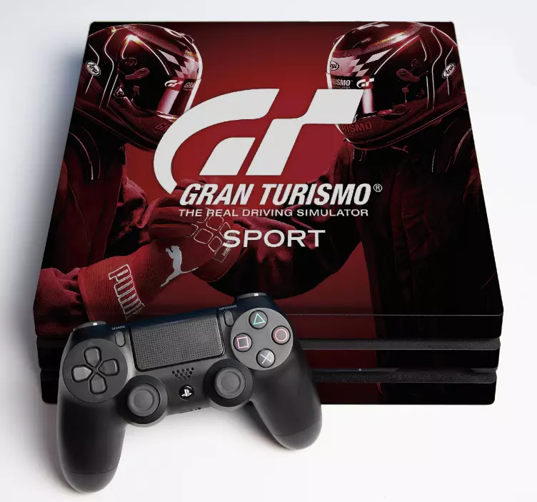 αυτοκόλλητο δέρματος gran turismo sport ps4 - TenStickers