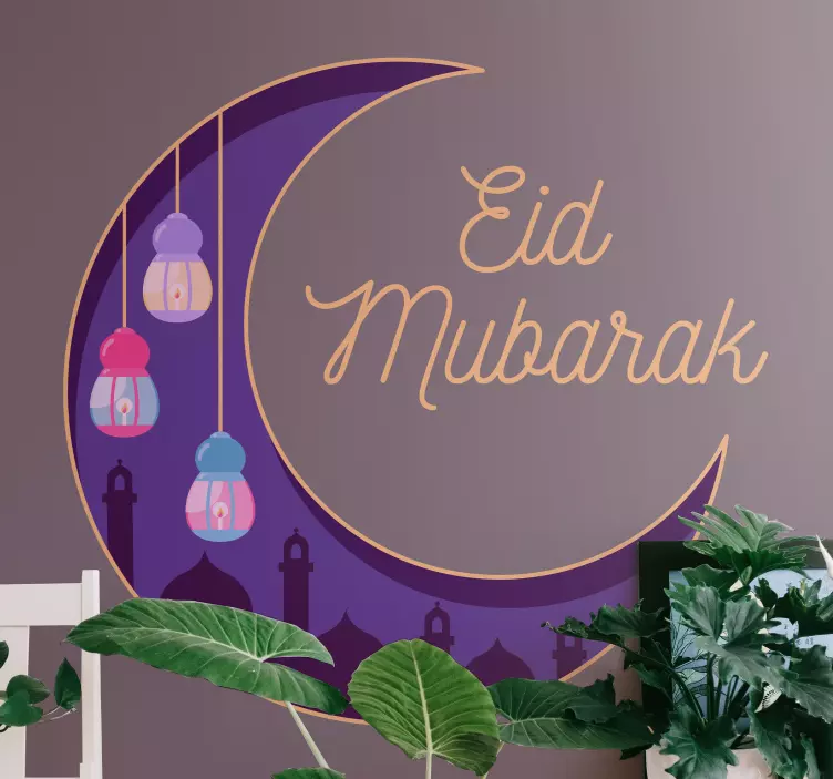 Αυτοκόλλητο εκδήλωσης Φαναράκια Ημισελήνου - TenStickers