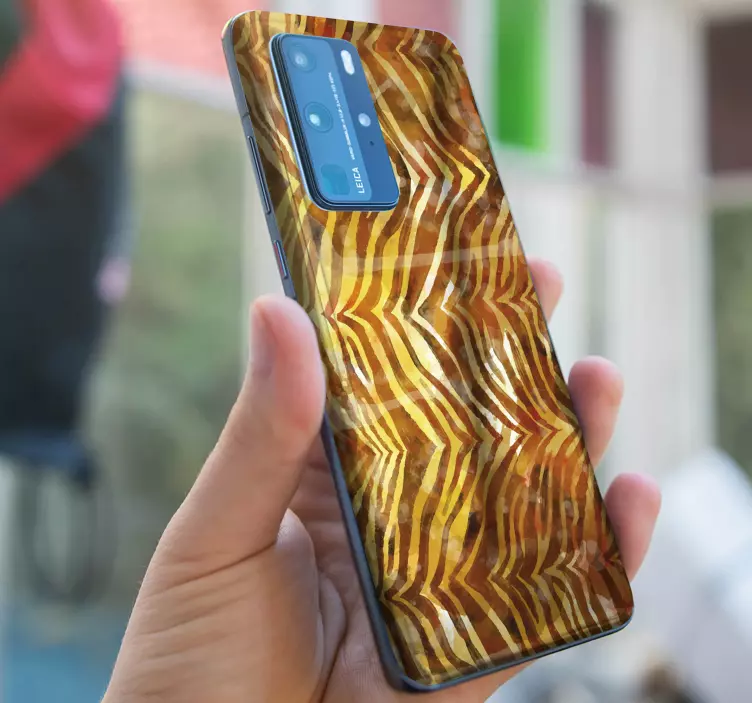 Αυτοκόλλητο Huawei ρέον μοτίβο κύματος - TenStickers