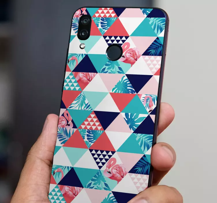 Αυτοκόλλητο Huawei τροπικό ζωικό μοτίβο - TenStickers