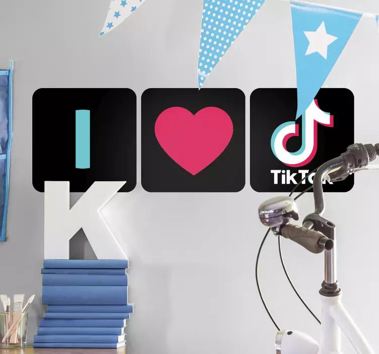 μου αρέσει το αυτοκόλλητο tik tok business - TenStickers
