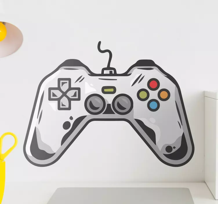 αυτοκόλλητο εικονίδιο gamepad βιντεοπαιχνίδι playstation - TenStickers