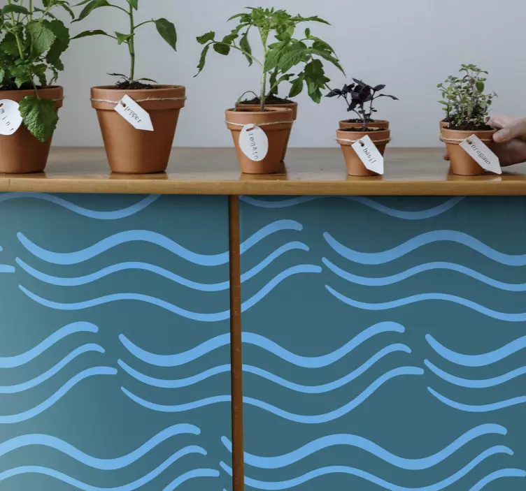 αυτοκόλλητο με φανταστικά έπιπλα θάλασσας - TenStickers