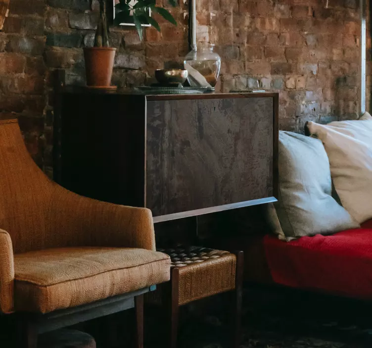 βιομηχανικό γκρι σκουριασμένο σιδερένιο αυτοκόλλητο - TenStickers