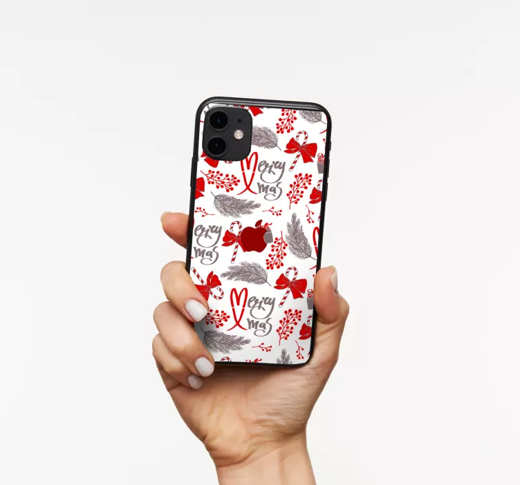 Χριστουγεννιάτικο αυτοκόλλητο Χαρά Γιορτινής Περιόδου - TenStickers