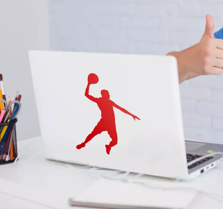 Φορητός Υπολογιστής "Σκιτσούνι «Jumpman»" - TenStickers