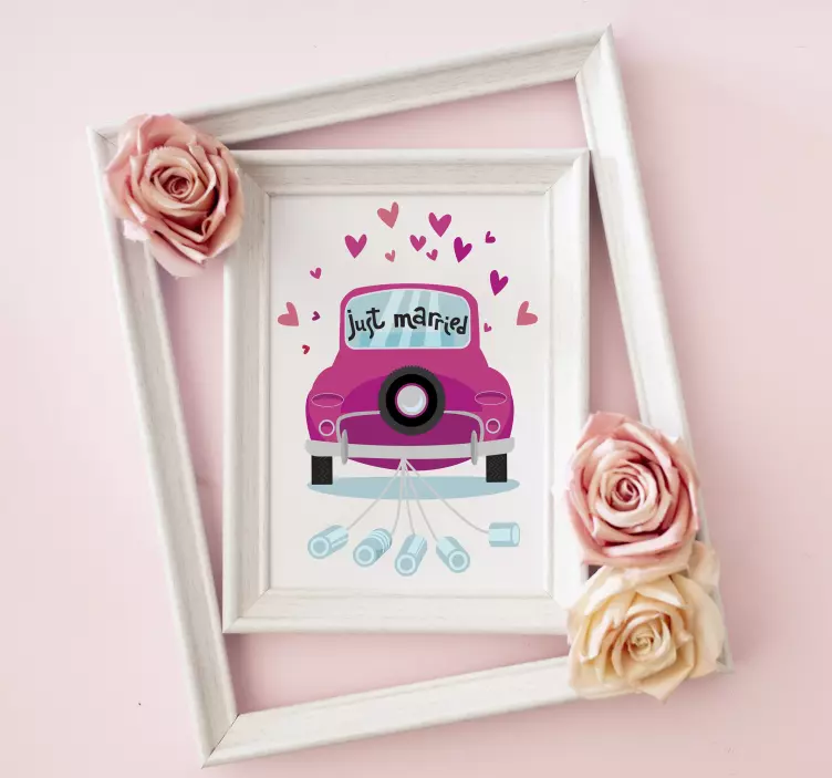 αυτοκόλλητο γάμου - TenStickers