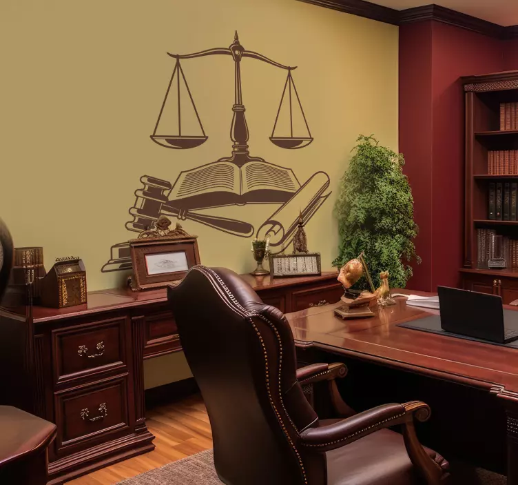 Νομικές Πληροφορίες Αυτοκόλλητο Εικονίδια δικαιοσύνης - TenStickers