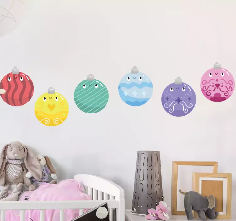 αυτοκόλλητο Χριστουγεννιάτικο σετ διακοσμητικά για παιδιά - TenStickers