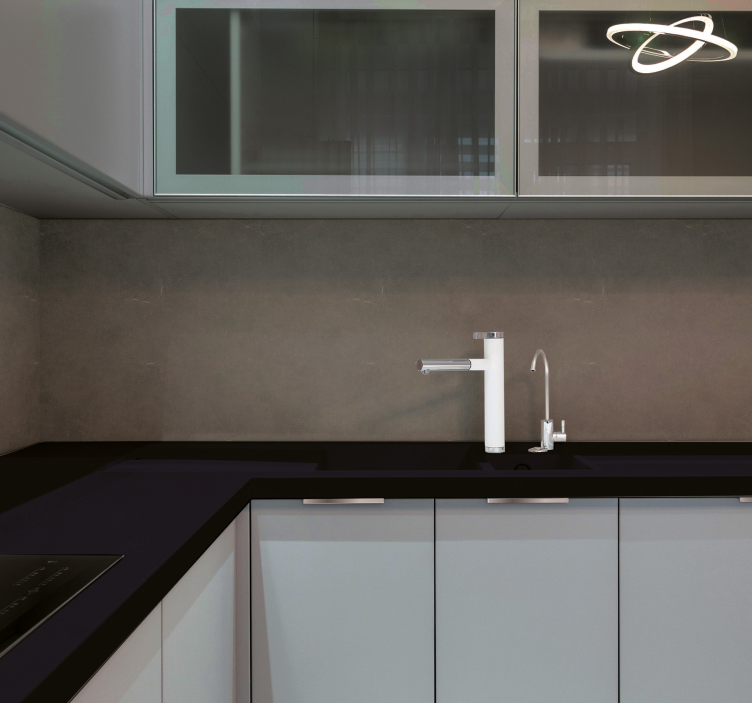 Αυτοκόλλητο κουζίνας εφέ σκούρας πέτρας - TenStickers