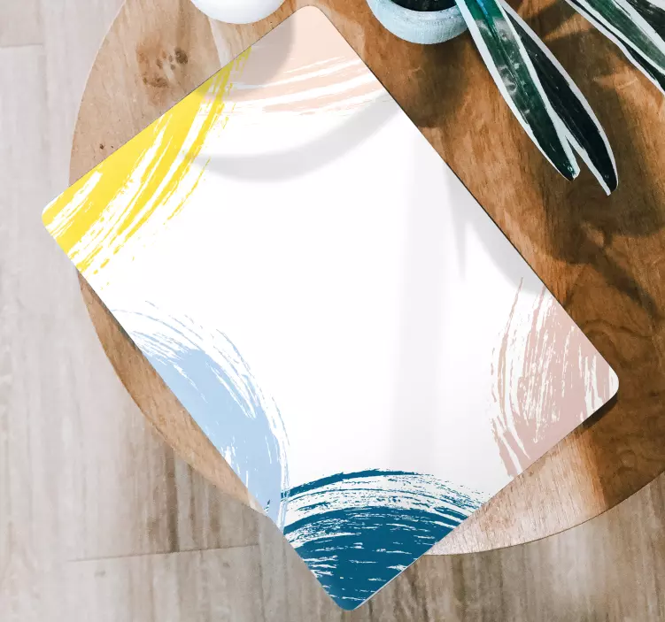 Αυτοκόλλητο για φορητό υπολογιστή πολύχρωμες πινελιές - TenStickers