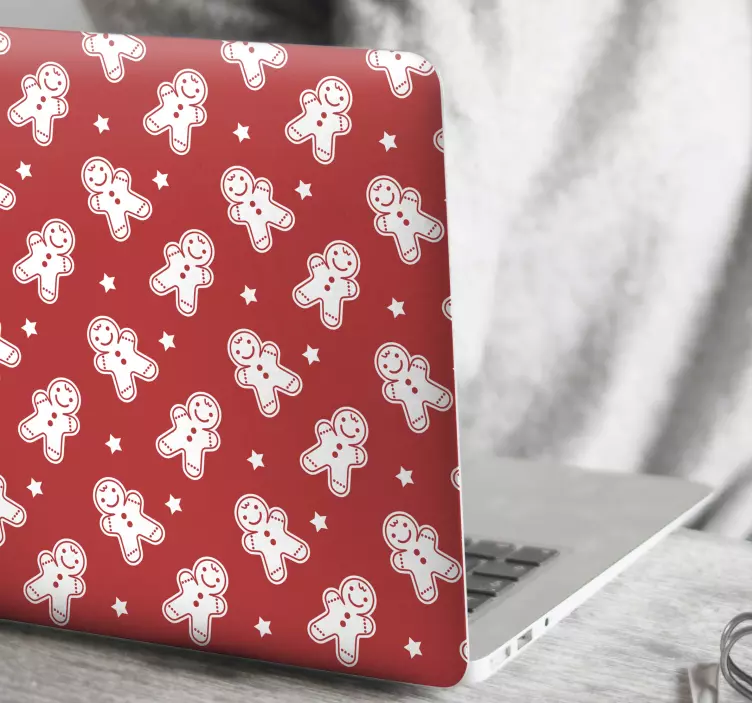Αυτοκόλλητο για φορητό υπολογιστή σχέδιο μπισκότου - TenStickers