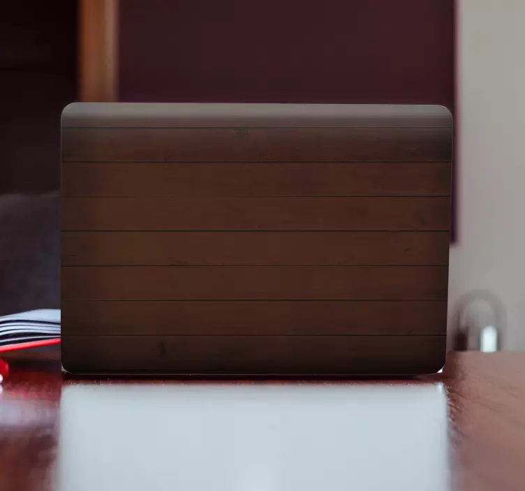 Αυτοκόλλητο για φορητό υπολογιστή ξύλινη επιφάνεια σανίδας - TenStickers