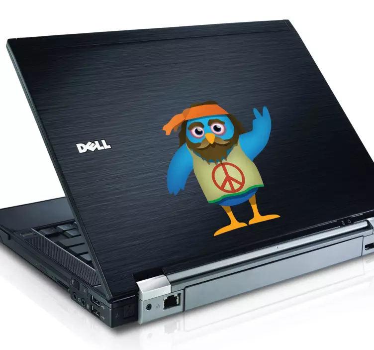 αυτοκόλλητο laptop tweet ειρήνης - TenStickers