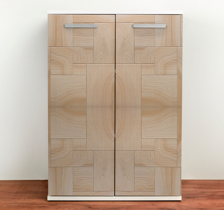 ανοιχτό καφέ μοτίβο αυτοκόλλητο επίπλων - TenStickers