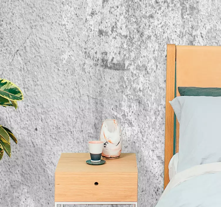 αυτοκόλλητο από ανοιχτό γκρι ρουστίκ σκυρόδεμα - TenStickers