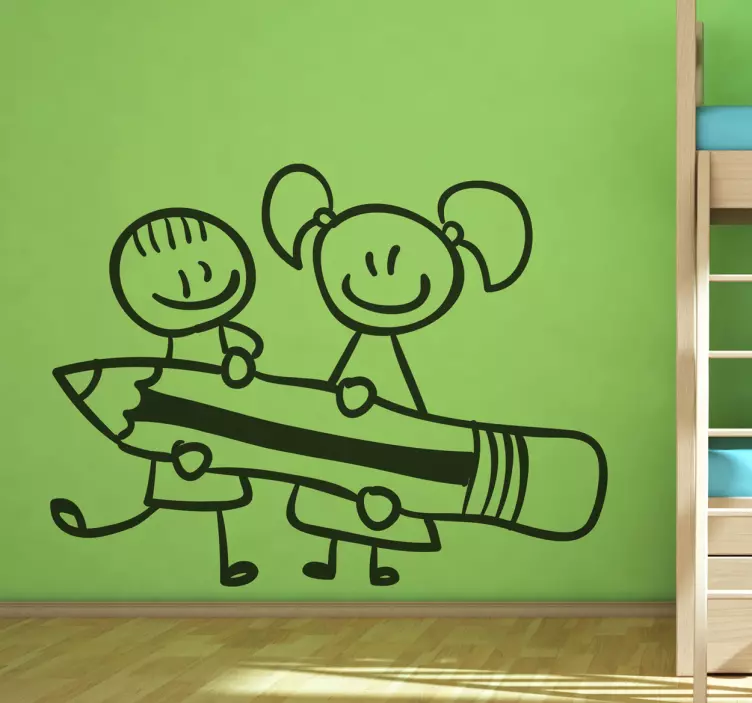 αυτοκόλλητο για μικρούς μαθητές - TenStickers