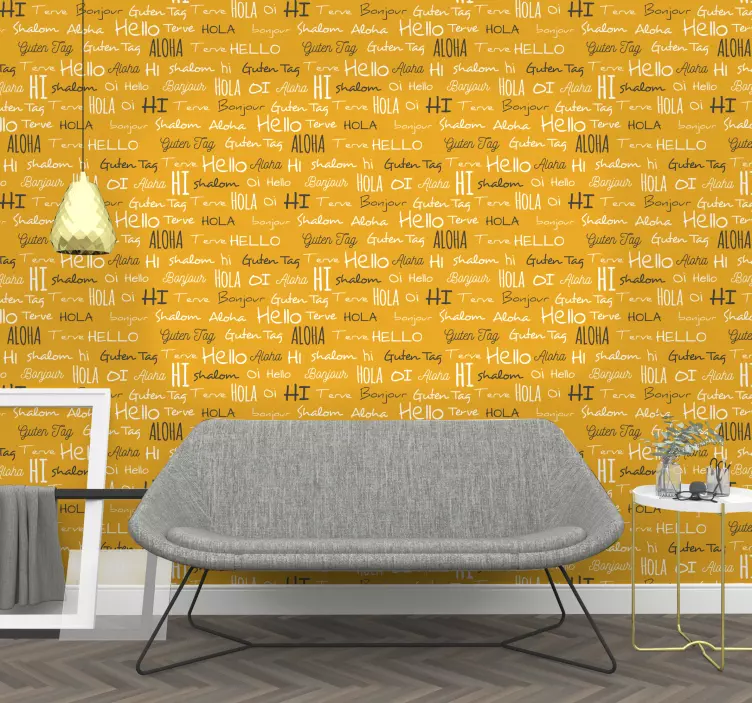 αυτοκολλητα τοιχου ζωα τησ ζουγκλασ θερμά μοτίβα χαιρετισμού - TenStickers