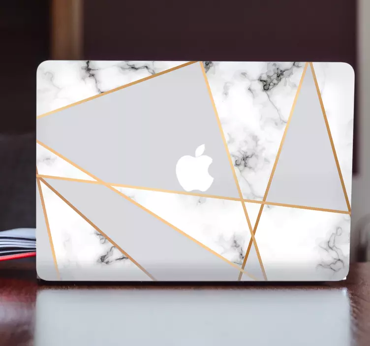συγκολλητικό μάρμαρο macbook - TenStickers