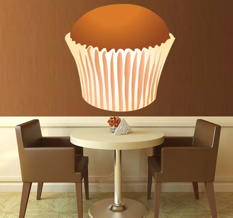 Magdalena cupcake decal - TenStickers